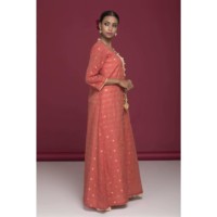 Image for Line Dress Chanderi Inner Side 2