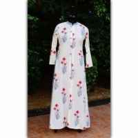 Image for Ws247 White Dress Mugal Print Front 2