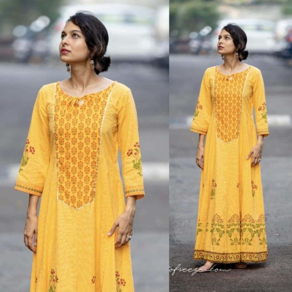 Image for Ws293 Yellow Dress With Tussel