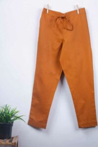 Image for Kessa Wsp01 Cotton Pants With Pocket Bourbon Featured New