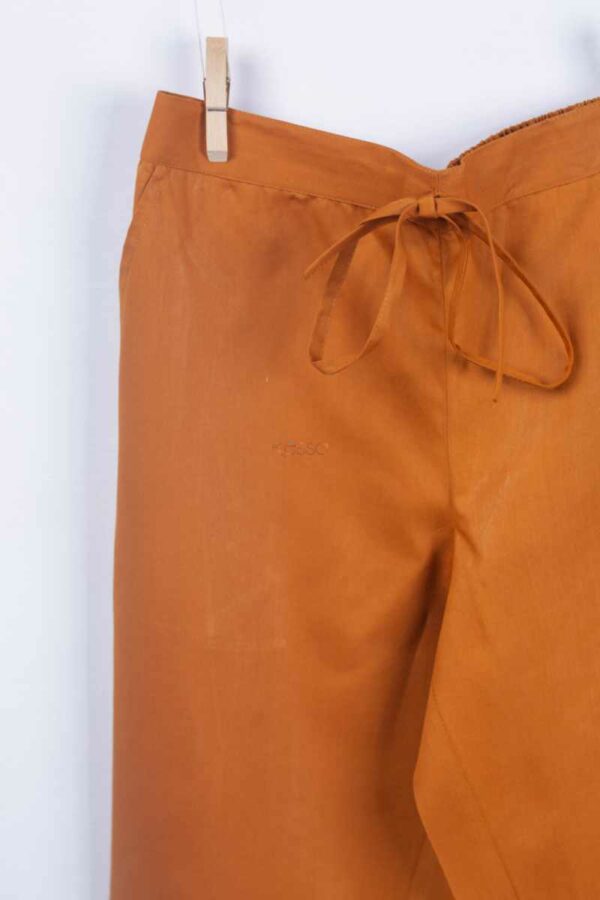 Image for Kessa Wsp01 Cotton Pants With Pocket Bourbon Front New