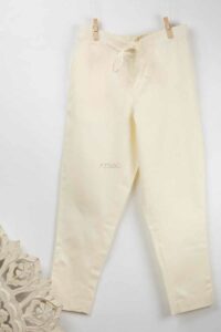 Image for Kessa Wsp01 Cotton Pants With Pocket Cream Featured New