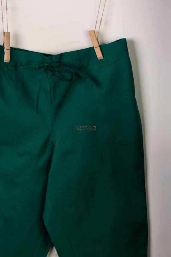 Image for Kessa Wsp01 Cotton Pants With Pocket Green Side