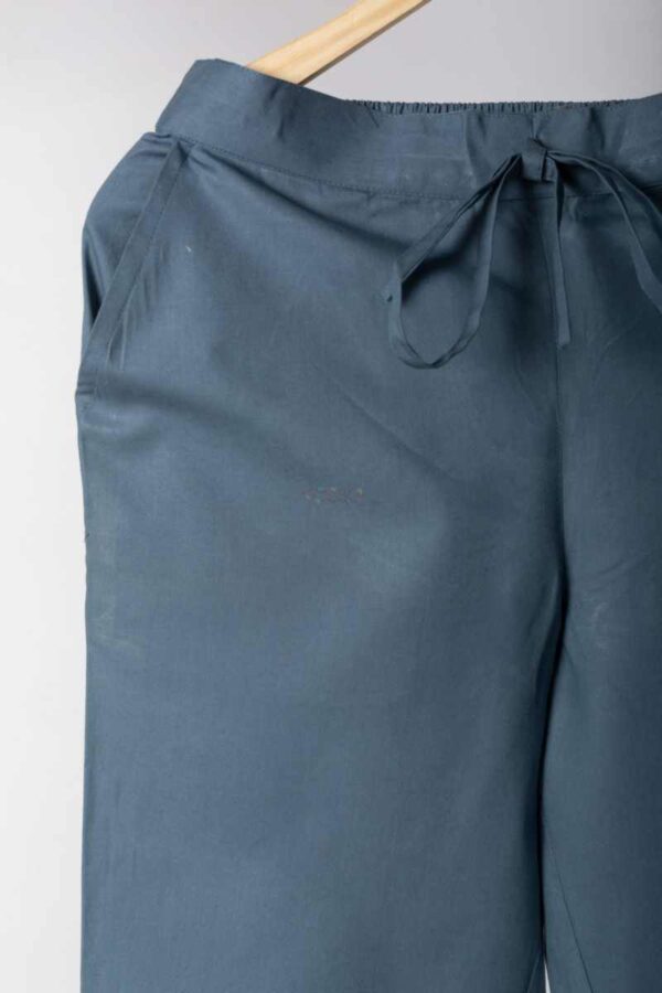 Image for Kessa Wsp01 Cotton Pants With Pocket Grey Front Latest
