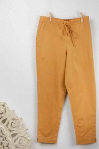 Image for Kessa Wsp01 Cotton Pants With Pocket Light Beige Side New