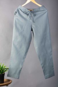 Image for Kessa Wsp01 Cotton Pants With Pocket Light Grey Featured