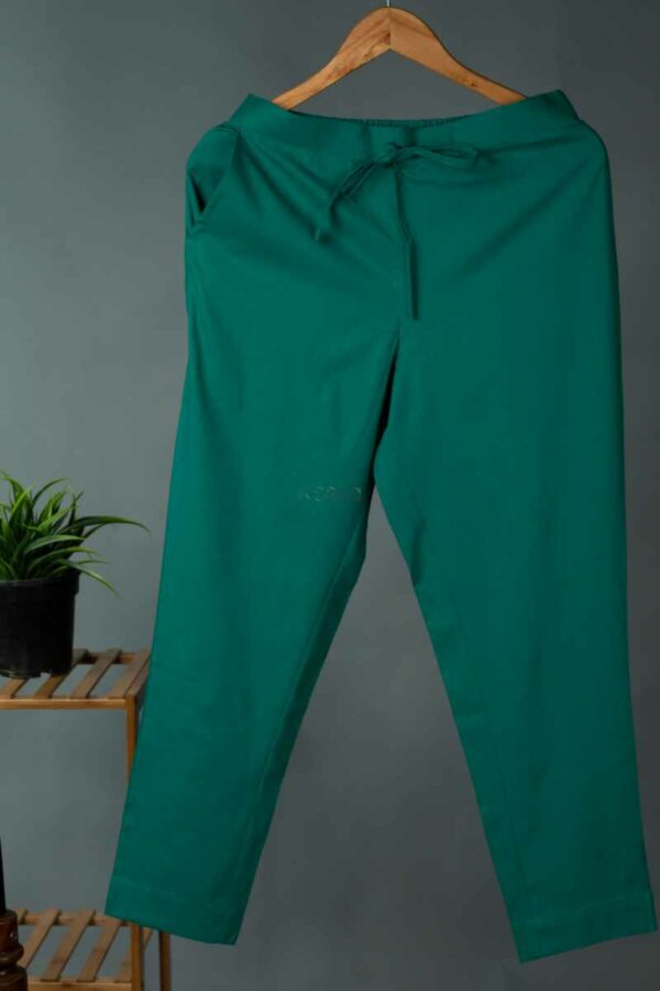 Image for Kessa Wsp01 Cotton Pants With Pocket Rama Green Featured New