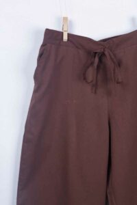 Image for Kessa Wsp02 Cotton Palazzo With Pocket D Brown Featured New