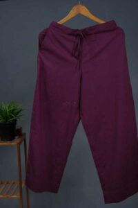 Image for Kessa Wsp02 Cotton Palazzo With Pocket Wine Featured
