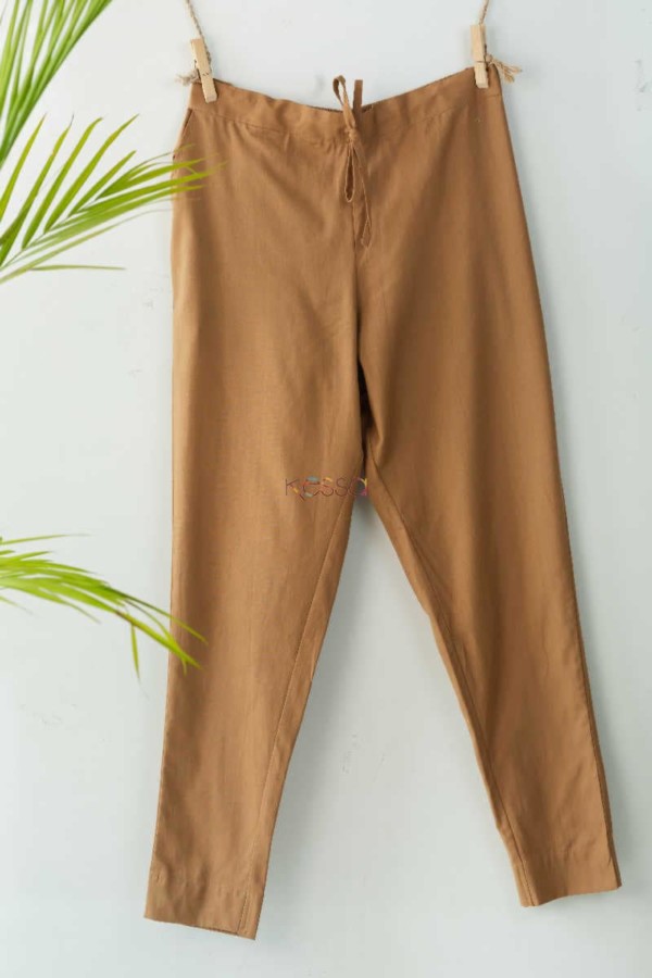 Image for Wsp01 Pants With Pocket Elasticated Waist Brown Featured