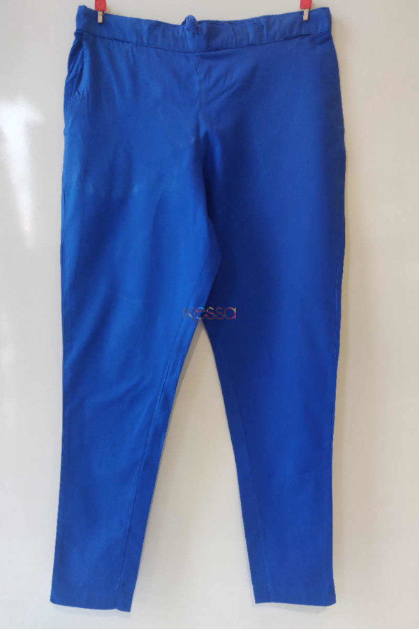 Image for Wsp01 Pants With Pocket Elasticated Waist Light Blue