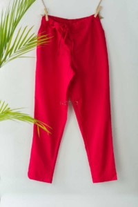 Image for Wsp01 Pants With Pocket Elasticated Waist Magenta Featured