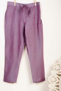 Image for Kessa Ws207p Cotton Silk Pants With Pocket Ash Featured New
