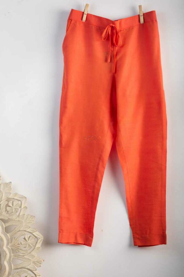 Image for Kessa Ws207p Cotton Silk Pants With Pocket Sindoori Featured New