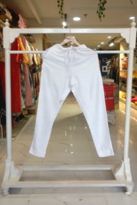 Image for Ws207p Cotton Silk Pants Pocket Elasticated Waist White