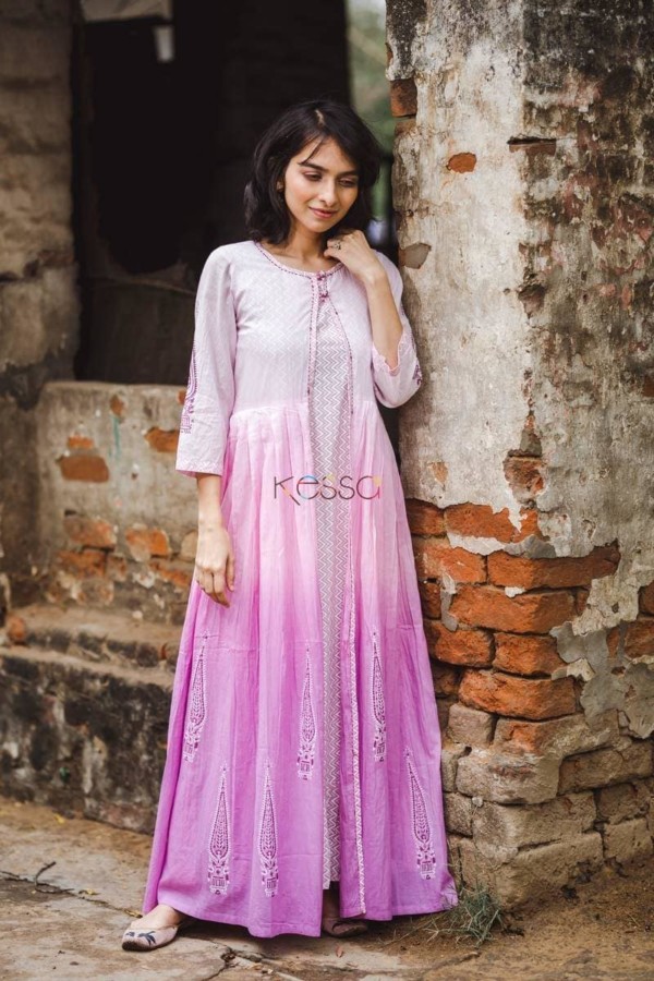 Image for Ombre Pink Purple Dress