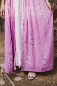 Image for Ombre Pink Purple Dress Closeup