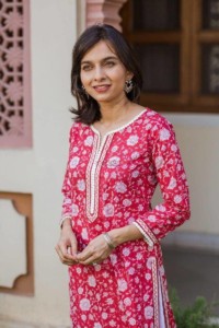 Image for Red Jaal Straight Fit Kurta Featured