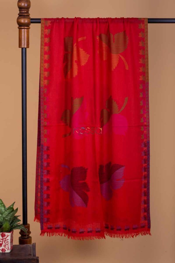 Image for Kessa Kusl06 Red Maple Wool Stole Featured