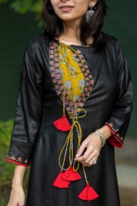 Image for Kessa Wa236aa Pashmina Double Layer Dress Closeup