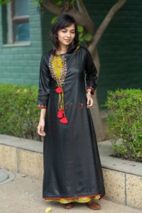 Image for Kessa Wa236aa Pashmina Double Layer Dress Front