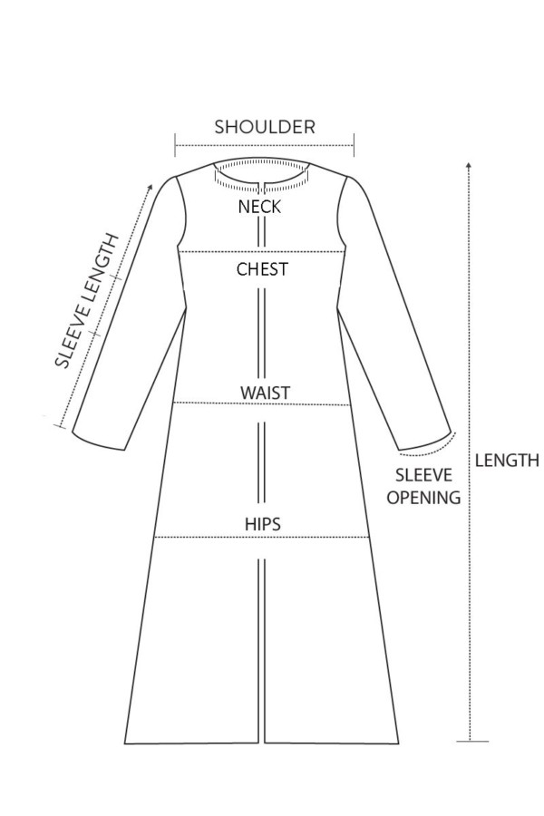Full Jacket Size Chart | Kessa