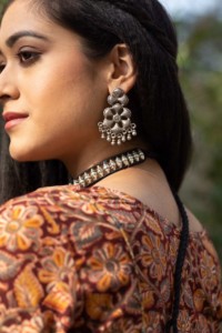 Image for Kessa Kt113 Madala Silver Earrings Featured