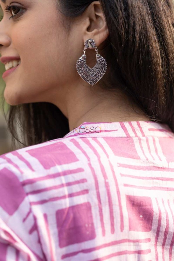Image for Kessa Kt121 Silver Kairi Earrings Featured