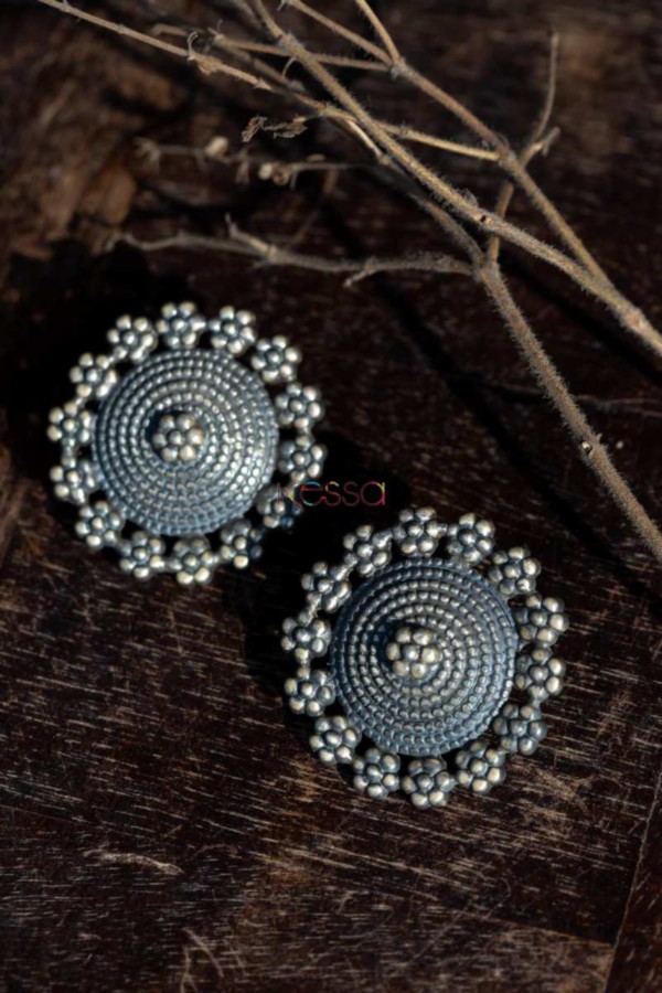 Image for Kt108 Tribal Circular Studs Featured