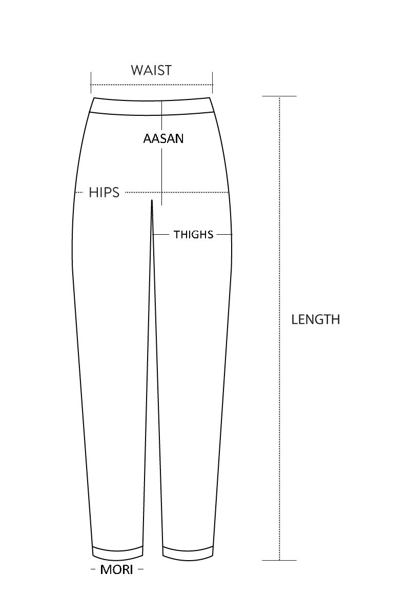 Pant Size Chart | Kessa