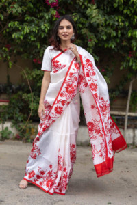 Image for Kessa Kunf01 Touch Of Tradition Bengal Silk Saree 4