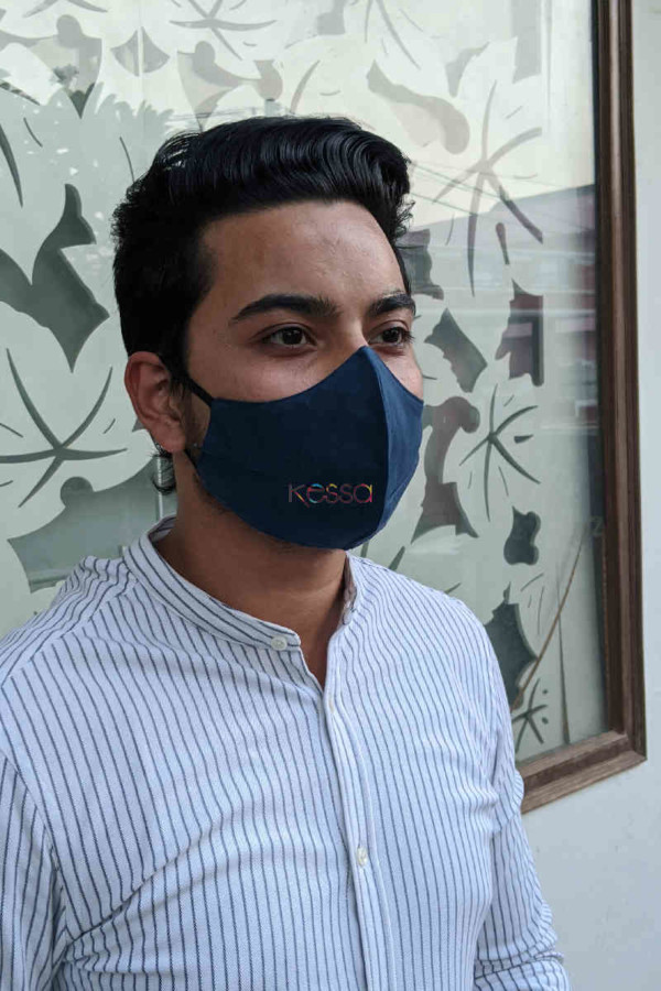Image for Kessa Product Face Masks Solids Blue 04