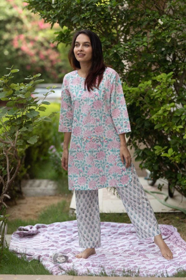 Image for Kessa De02 Turkish Rose And Blue Jammie 5