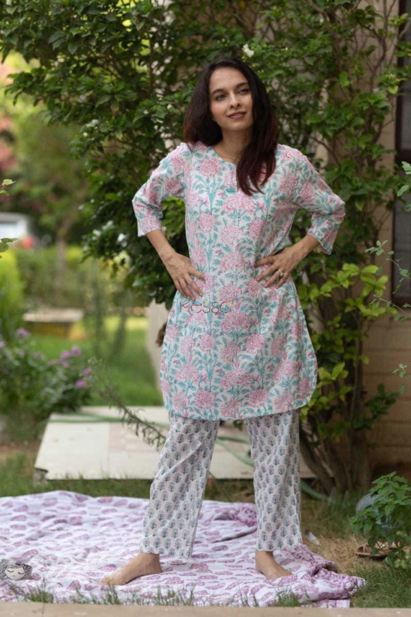 Image for Kessa De02 Turkish Rose And Blue Jammie 6