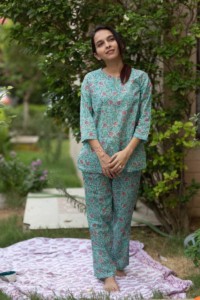 Image for Kessa Wsr97 Smalt Blue And Pink Jammie