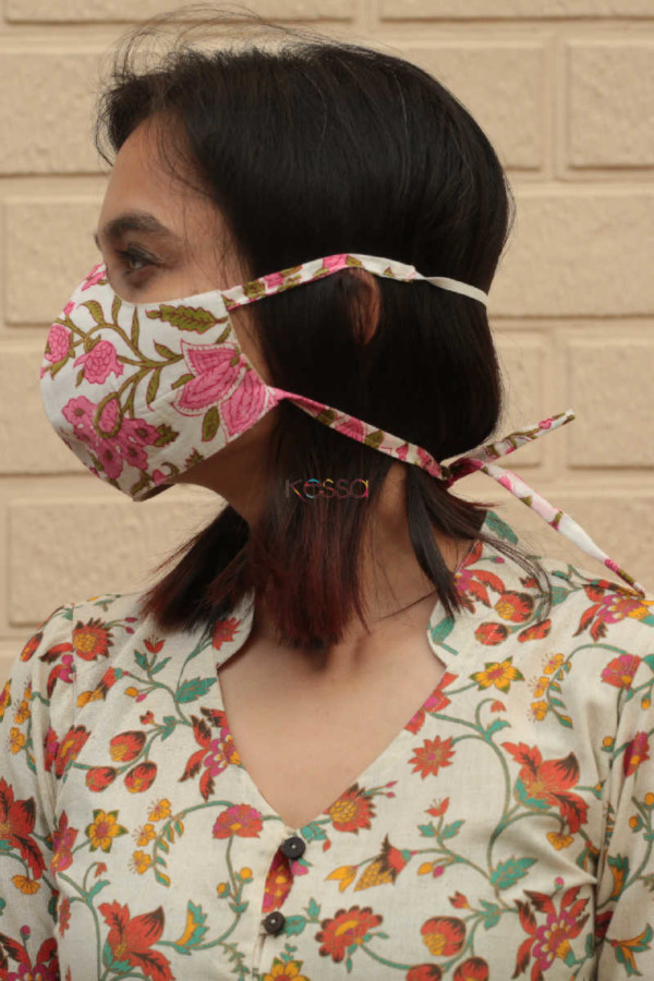 Image for Kessa Kfm07 Female Long Working Hour Mask Set Of 3 1 Side