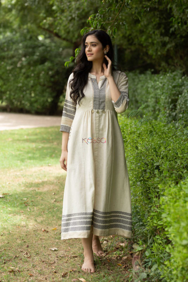 Image for Kessa Ws547 South Cotton A Line Dress Look