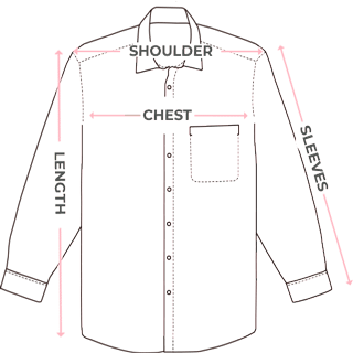 Shirt Size Chart Instruction Pictorial Instruction | Kessa