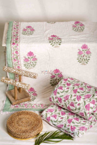 Image for Kessa Kaq40 Cadillac Double Bed Quilt Featured