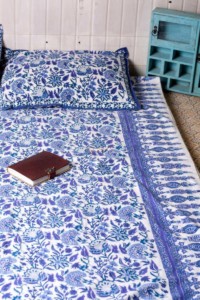 Image for Kessa Kjb05 Fun Blue Bedsheet With Two Pillow Cover