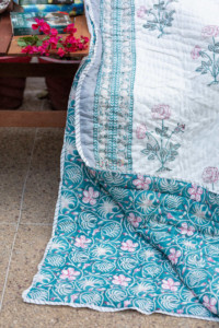 Image for Kessa Kaq65 Blue Chill Double Bed Quilt 2