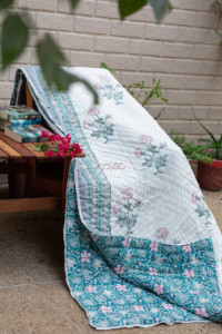 Image for Kessa Kaq65 Blue Chill Double Bed Quilt