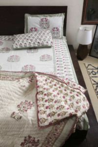 Image for Kessa Kaq68 Copper Rose Double Bed Sheet
