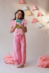 Image for Kessa Kkk33 Deep Blush Pink Cotton Set Book