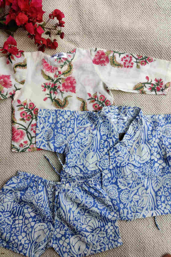 Image for Kessa Kkk36 0 3 Months New Born Blue White Pink Set