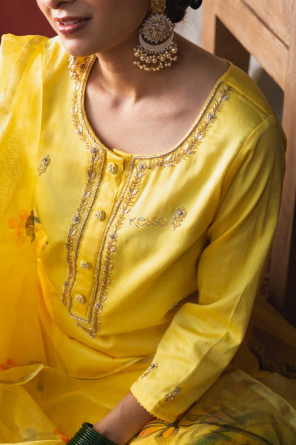 Image for Kessa Ws589 Golden Sand Cotton Silk Complete Set 1 Closeup 2