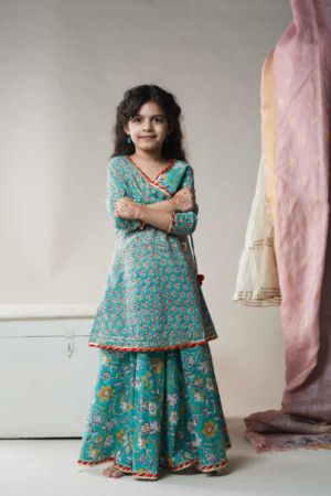 Image for Kessa Wsk41 Bondi Blue Kids Skirt Set Featured