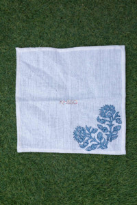 Image for Kessa Kat03 Handblock Printed Bright Gray And Citrine White Towel Set Hand