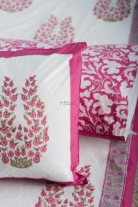 Image for Kessa Kpb32 Cranberry Double Bedsheet Front