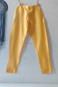 Image for Kessa Ws207p Cotton Silk Pants Pocket Elasticated Waist Yellow